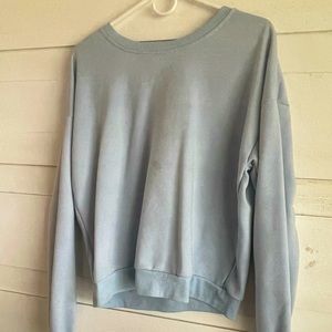 Light blue ROMWE pullover